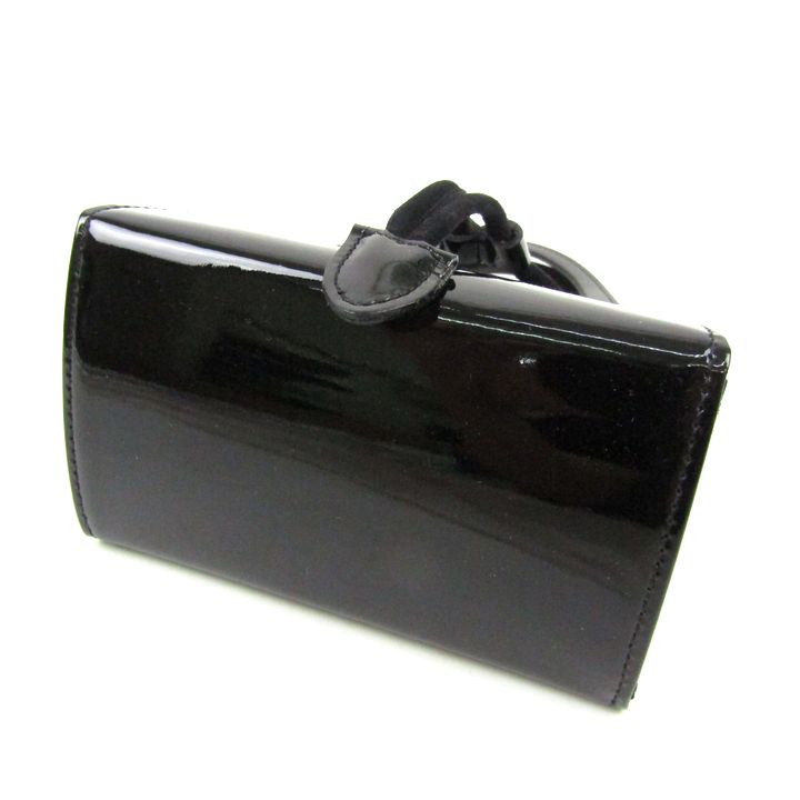 マーガレットハウエル ハンドバッグ エナメル/スエード レザー