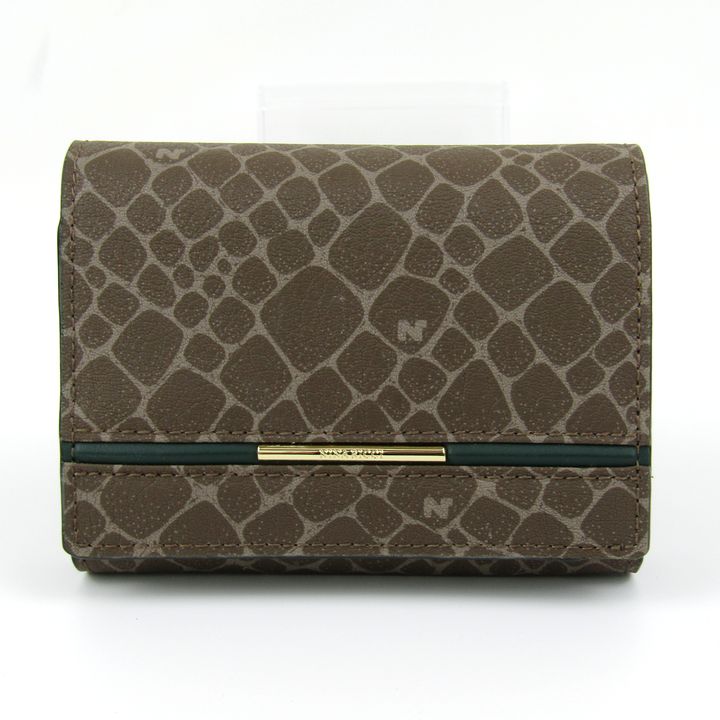 ニナリッチ 長財布 ジラフ柄 レザー 小銭入れあり ロング