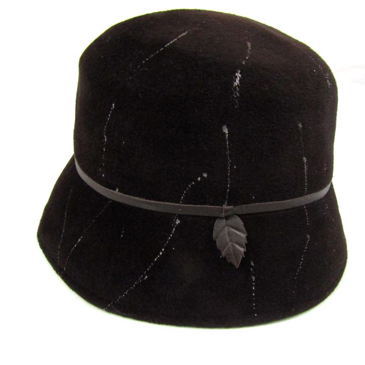 ボルサリーノ ハット ウール レザー 日本製 帽子 ブランド レディース