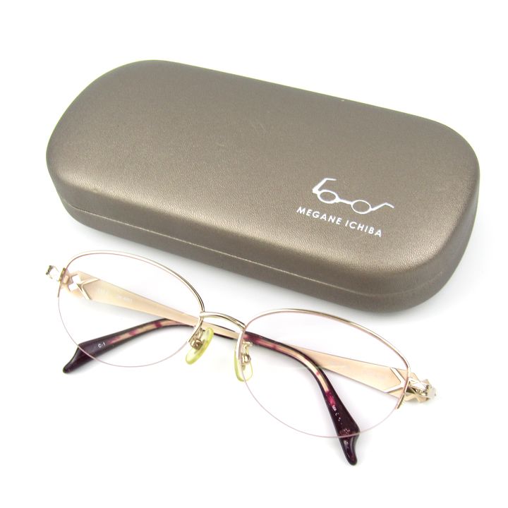 デメキン ダックス メガネ 度付き チタン フレーム DK-4003 ハーフリム 眼鏡