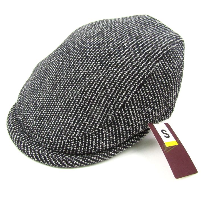 ボルサリーノ ハンチング 帽子 ブランド 日本製 ツイード 未使用品