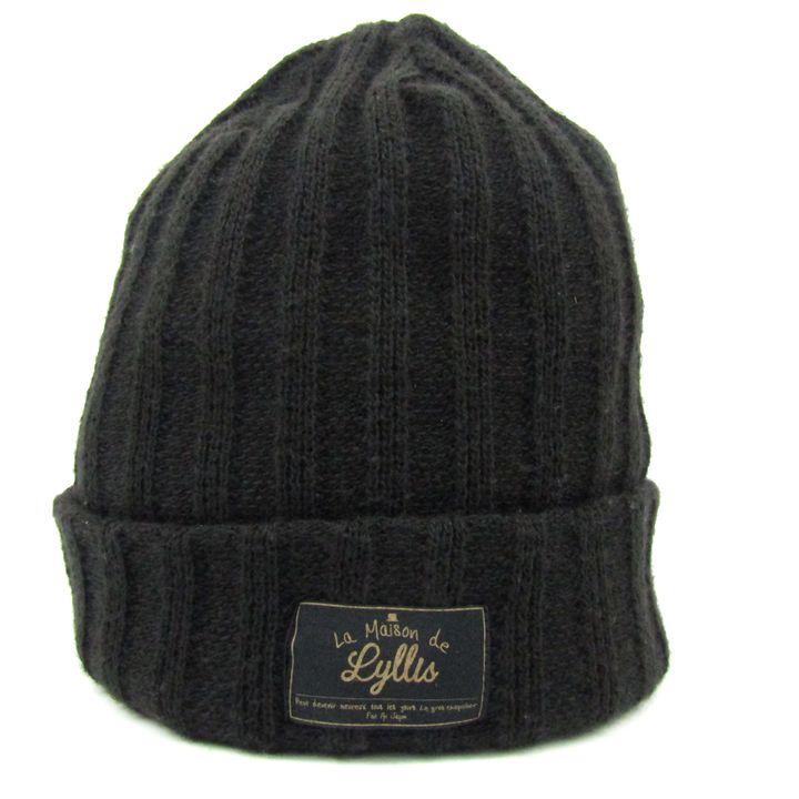 メゾンドリリス ニットキャップ 帽子 ブランド 日本製 レディース FREE