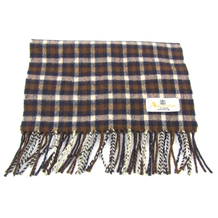 アクアスキュータム マフラー ラムウール100% ブランド イギリス製