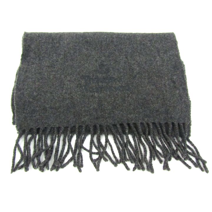 ヴィヴィアンマフラー ウール エンブレム アングロマニア オーブ