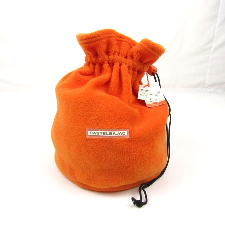 カステルバジャック 巾着 バッグ ポーチ 未使用 フリース ゴルフ 鞄