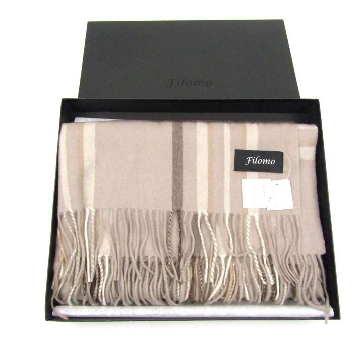 最終価格❤️mal. 新品未使用　カシシルストール ホワイト/ベージュ ファッション雑貨＞ストール/ショール アウトレット セール 通販