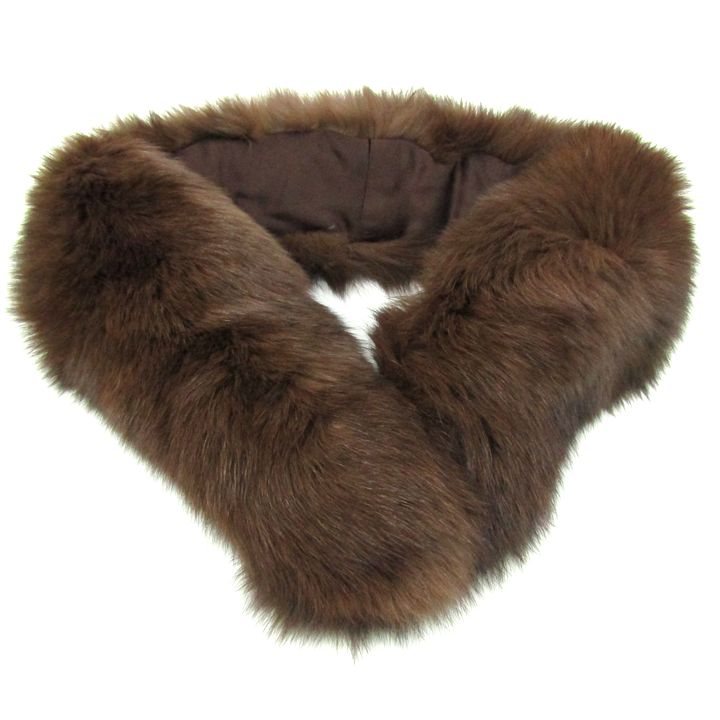 サガフォックス ファー ショール ティペット リアルファー マフラー