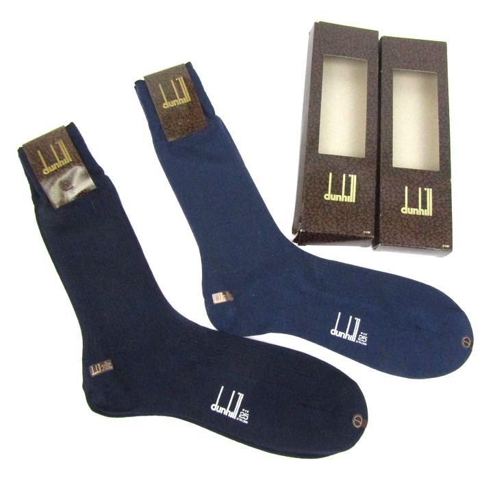 新品 ダンヒル 紳士靴下 ４足セット 新品 ダンヒル メンズ 靴下 ソックス 4足 4点 セット 25cm グレー系