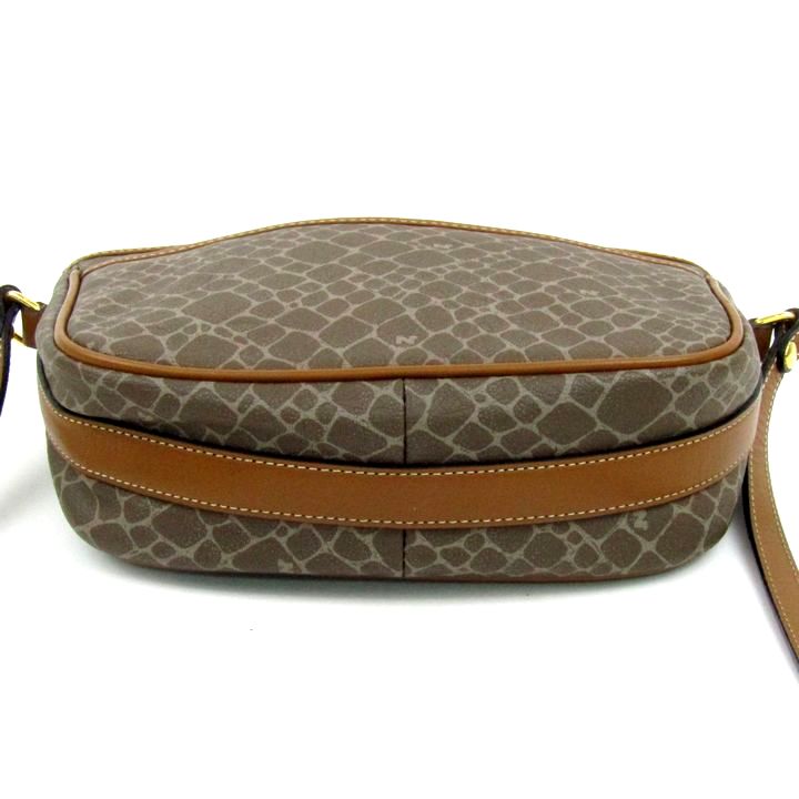 ニナリッチ ショルダーバッグ ジラフ柄 PVC レザー 鞄 カバン ブランド