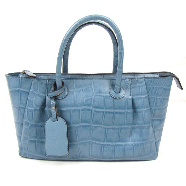 ナチュラルビューティー ハンドバッグ クロコ型押し トートバッグ 鞄
