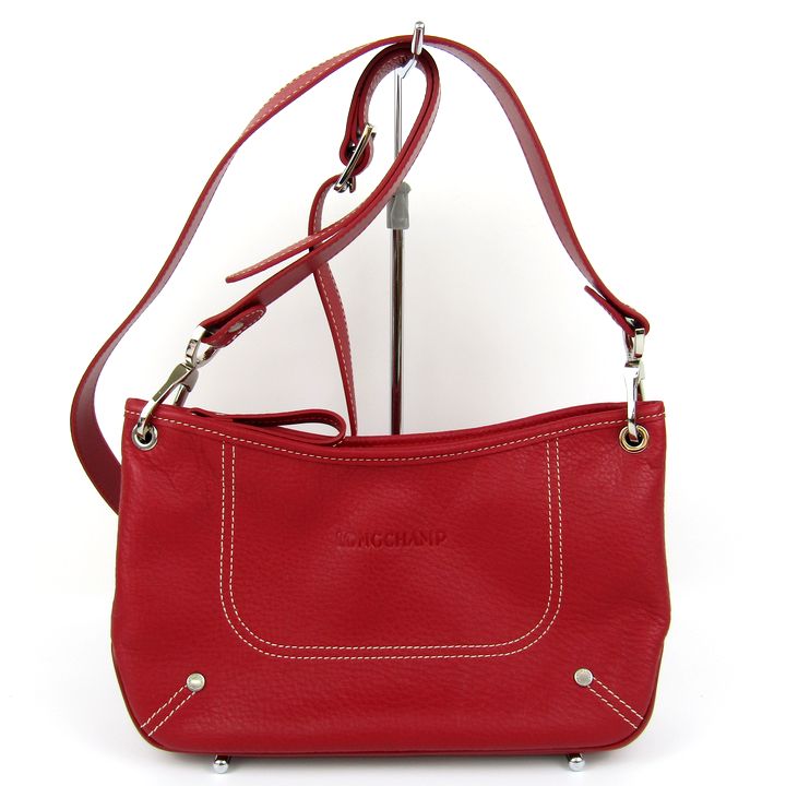 未使用品‼️ LONGCHAMP ハンドバッグ　ロゾS 2way レザー　赤 Longchamp ミニ ハンドバッグ2way ショルダーバッグ #レッド 楽天市場