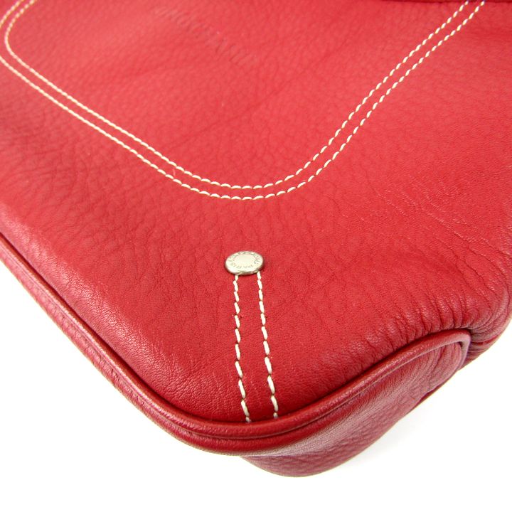 未使用品‼️ LONGCHAMP ハンドバッグ　ロゾS 2way レザー　赤 ロンシャン ショルダーバッグ レザー 斜め掛け 鞄 カバン ブランド
