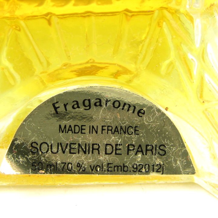 フラゴローマ 香水 エッフェル塔 SOUVENIR DE PARIS フランス製 ほぼ満量 ボトル 香水瓶 フレグランス レディース 50mlサイズ Fragarome