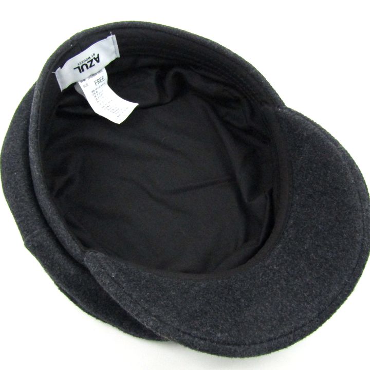 アズールバイマウジー キャップ キャスケット ウール混 帽子 ブランド