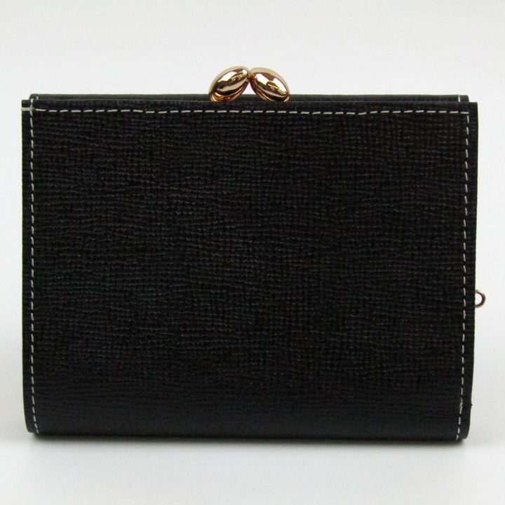 未使用品　ニナニナリッチ　二つ折り財布　革 ニナリッチ 二つ折り財布 小銭入れあり 本革 レザー ウォレット