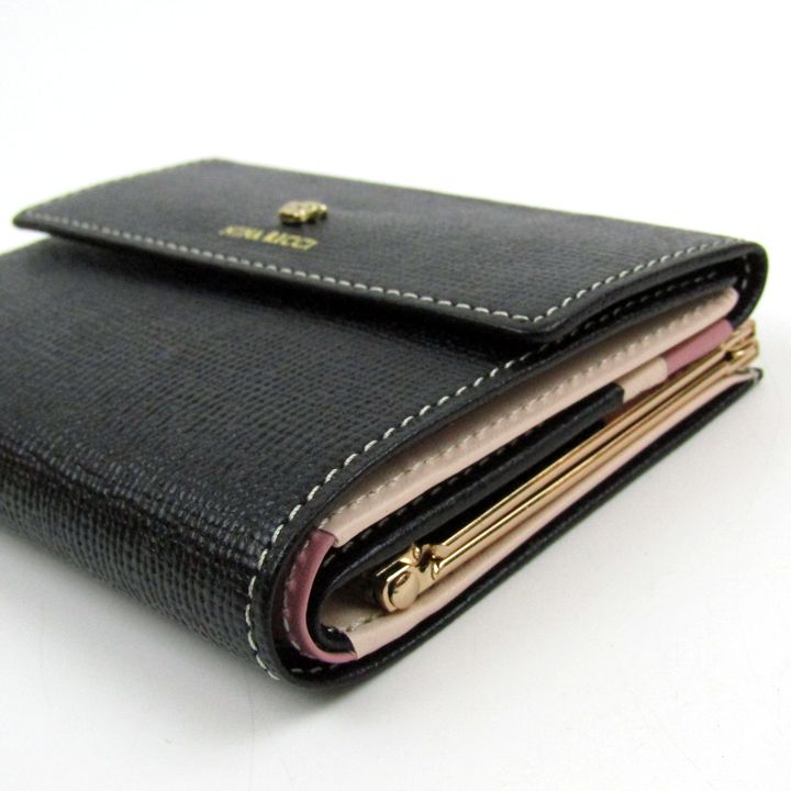 未使用品　ニナニナリッチ　二つ折り財布　革 ニナリッチ 二つ折り財布 小銭入れあり 本革 レザー ウォレット
