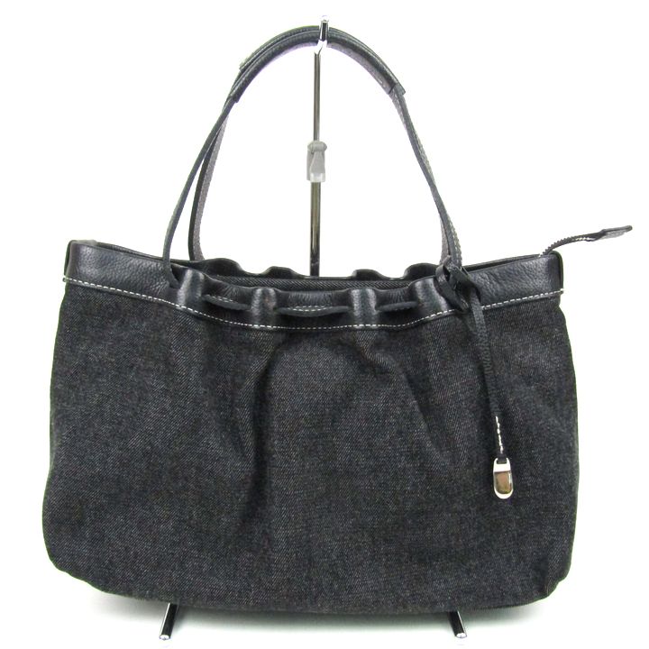 ファルチニューヨーク ショルダーバッグ クロコ型押し レザー 2way