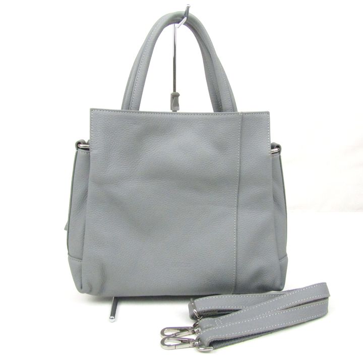 バルコス ハンドバッグ マット 2WAY シュリンクレザー ショルダー 