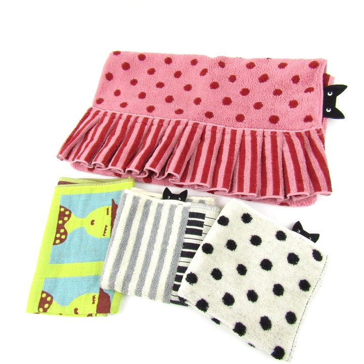 アツコマタノ フェイスタオル ハンカチ 4点セット 未使用 ブランド