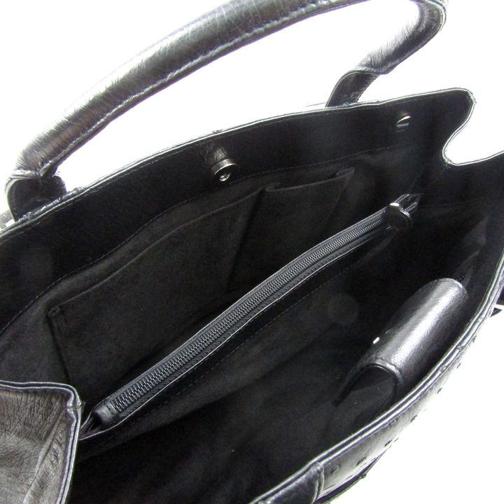 オーストリッチ リアルレザー トートバッグ 本革 エキゾチックレザー 