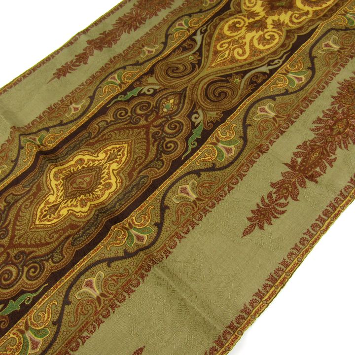 エトロ ストール スカーフ シルク/ウール混 ペイズリー柄 ブランド