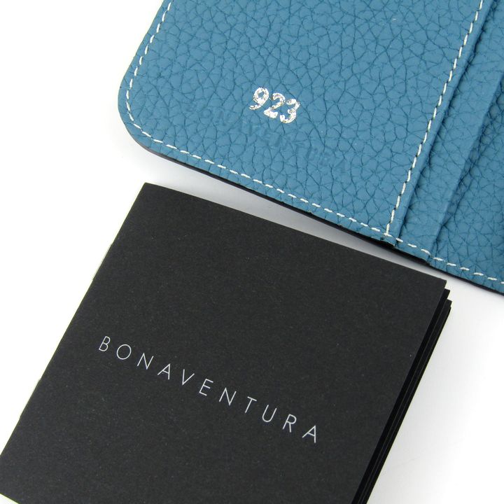 BONAVENTURA 手帳型 iPhoneケース 青 ボナベンチュラ iPhoneケース レザー ダイアリーケース 手帳型
