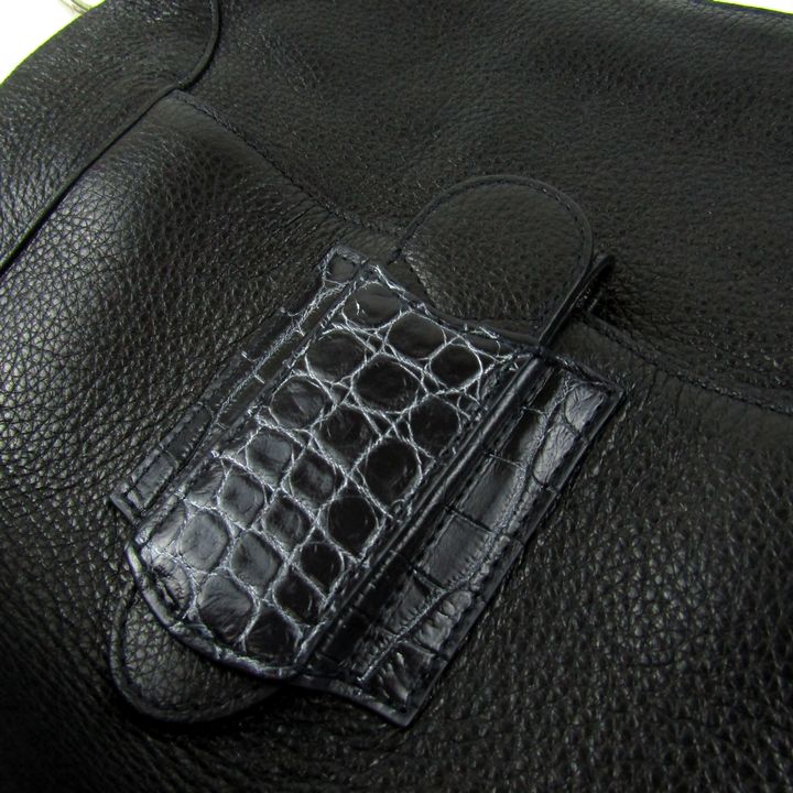 BEAUGRAND クロコハンドバッグ ブラック 新品未使用 ボーグラン 