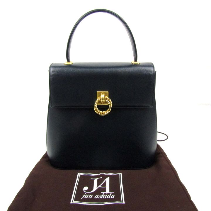 ジュンアシダ ハンドバッグ フォーマルバッグ ゴールド金具 鞄
