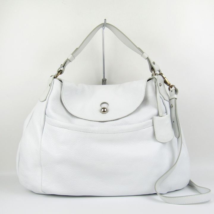 中古美品】フルラ Furla 2Wayショルダーバッグ ホワイト フルラ 