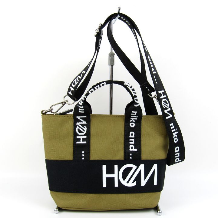 ニコアンド HeM ヘム コラボ ミニトートバッグ ショルダーバッグ 2way 