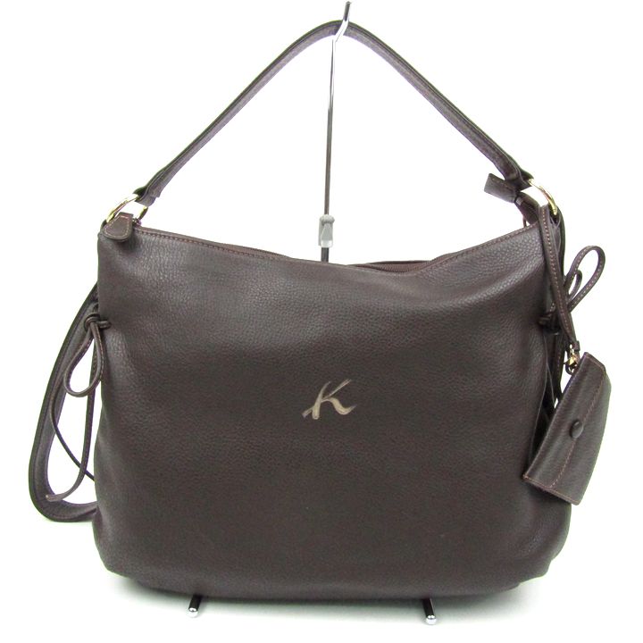 キタムラ ハンドバッグ レザー ロゴ ブランド 鞄 カバン レディース