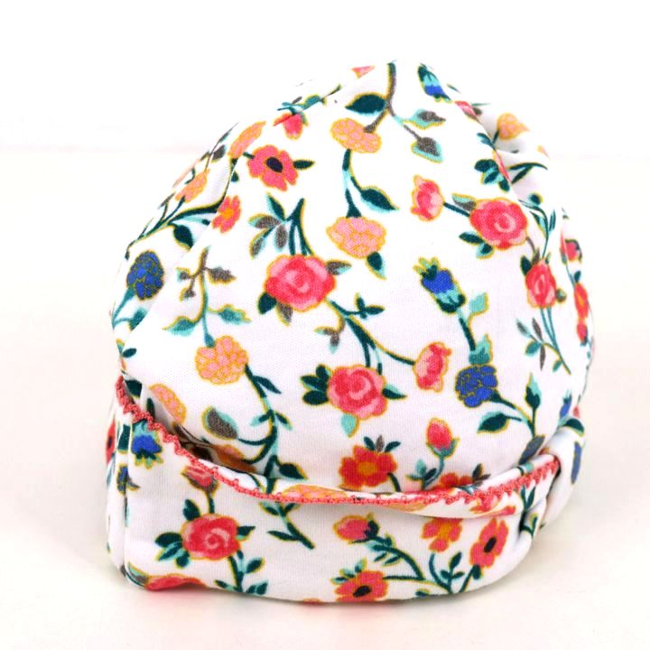 ケイトスペード ベビー帽子 コットン100% 日本製 フラワー 花柄