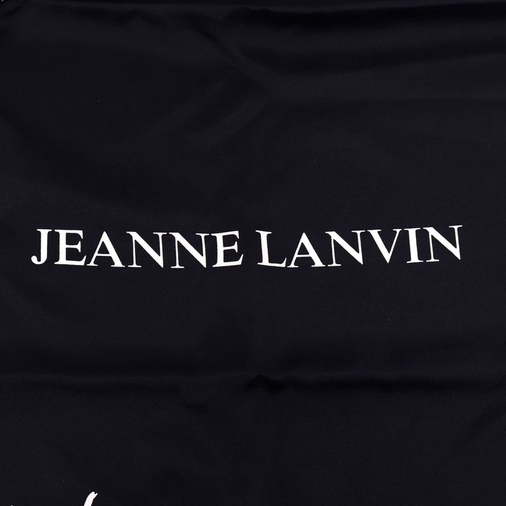 ジャンヌ ランバン スカーフ シルク イタリア製 ロゴ ブランド 小物 黒 レディース ブラック JEANNE LANVIN 【中古】｜JEANNE  LANVIN｜店舗買取｜ファッション雑貨＞マフラー｜USEDのアパレル通販サイト - SMASELL（スマセル）