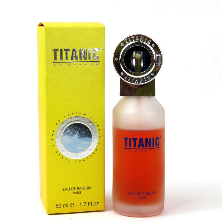 タイタニック 香水 オードパルファム EDP スプレー 残7割程度 フレグランス レディース 50mlサイズ TITANIC 【中古】