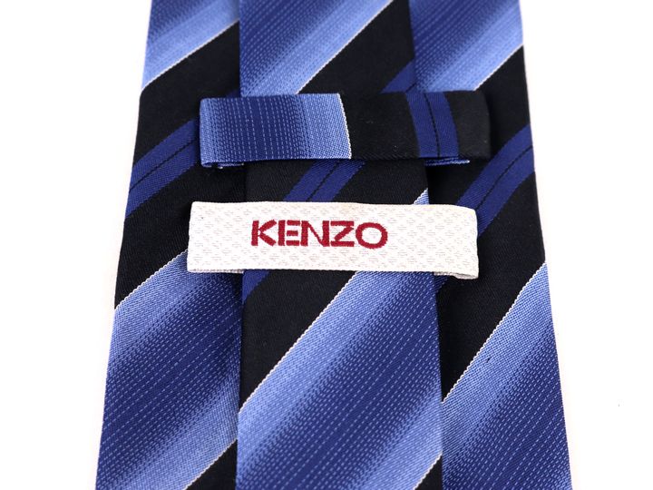 ケンゾー KENZO ネクタイ チェック シルク100％ ライトグリーン 緑系