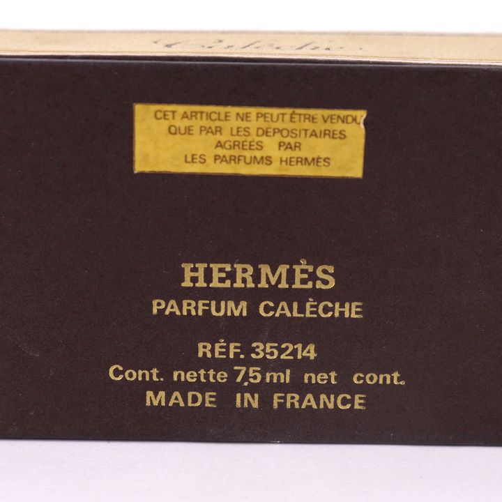 エルメス ミニ香水 カレーシュ Caleche パルファム PARFUM 未使用