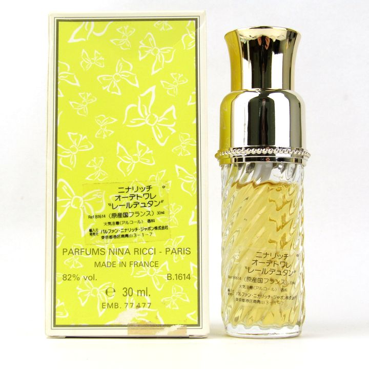 NINA RICCI 未使用　『NINA RICCI』　ニナ・リッチ　『L’Air du Temps』　レール　デュタン　30ml 難有り