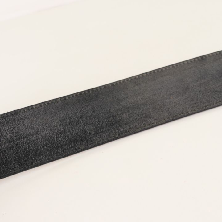 コムサモデルズ ベルト 未使用 本革レザー ピンバックル フリーサイズ 日本製 ブランド 黒 レディース ブラック COMME CA MODELS