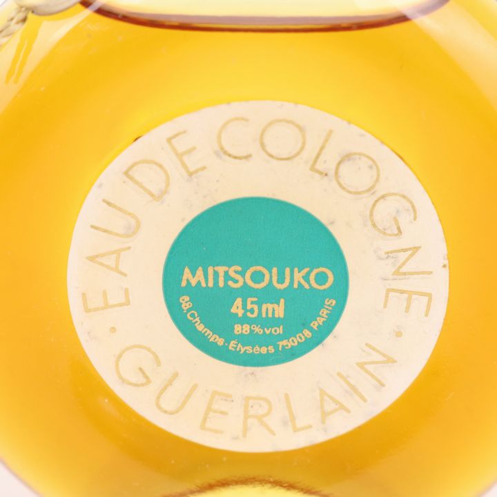 ゲラン 香水 ミツコ MITSOUKO オーデコロン EDC フランス製 残半量程度 フレグランス ラベル汚れ有 レディース 100mlサイズ GUERLAIN