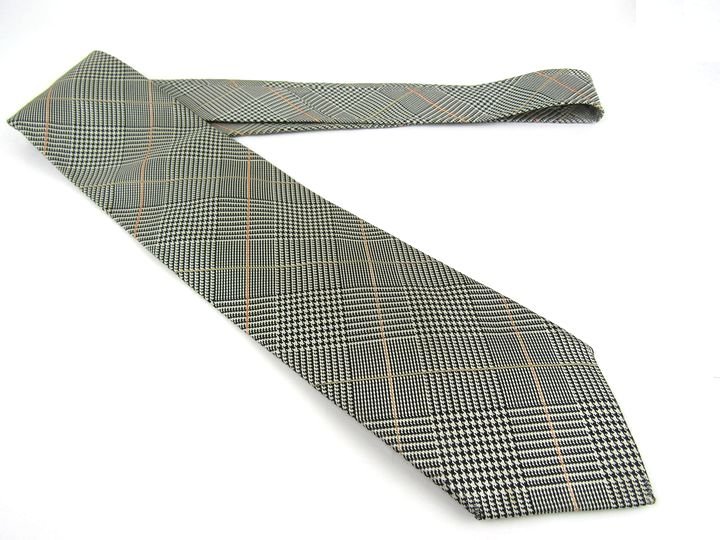 新品 DAKS ダックス クマ ネクタイ ネイビー系 日本製 シルク100