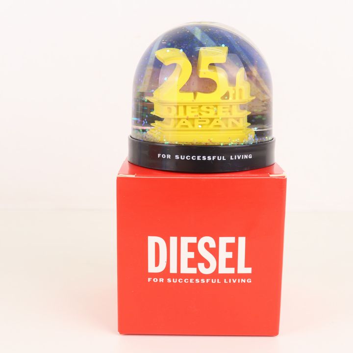 ディーゼル 25th スノードーム 25周年記念 非売品 ノベルティ ブランド