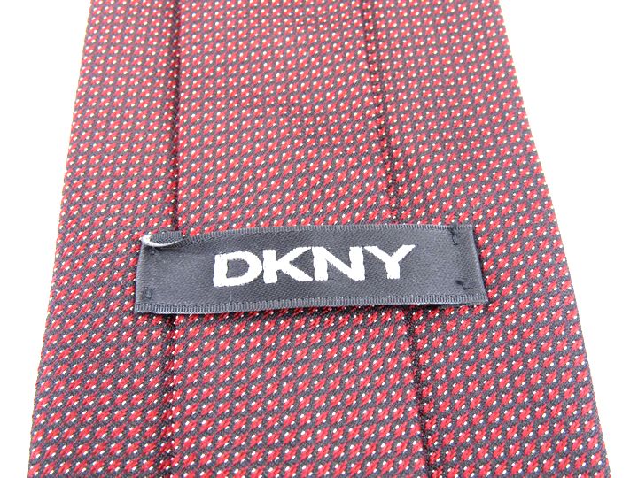 ダナキャラン ブランドネクタイ 総柄 シルク 日本製 DKNY メンズ