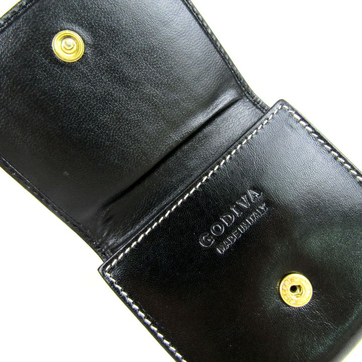 ゴディバ コインケース イタリア製 未使用 小銭入れ コンパクト 財布