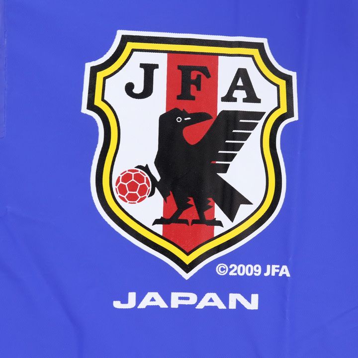 サッカー 日本代表 レインポンチョ サムライブルー ほぼ未使用 レイン