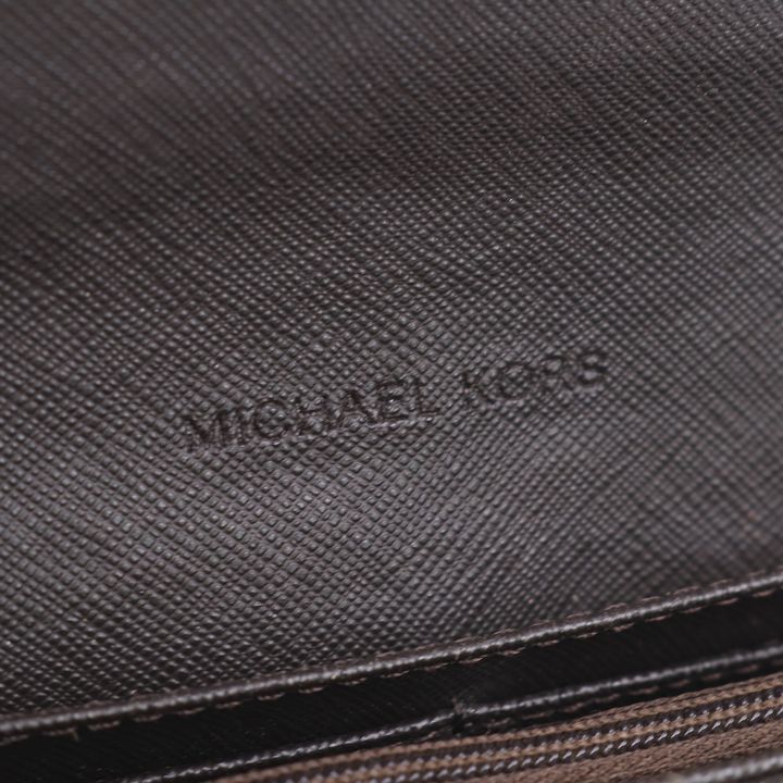 新品【 マイケルコース 】MKロゴ 二つ折り 財布 小銭入れあり