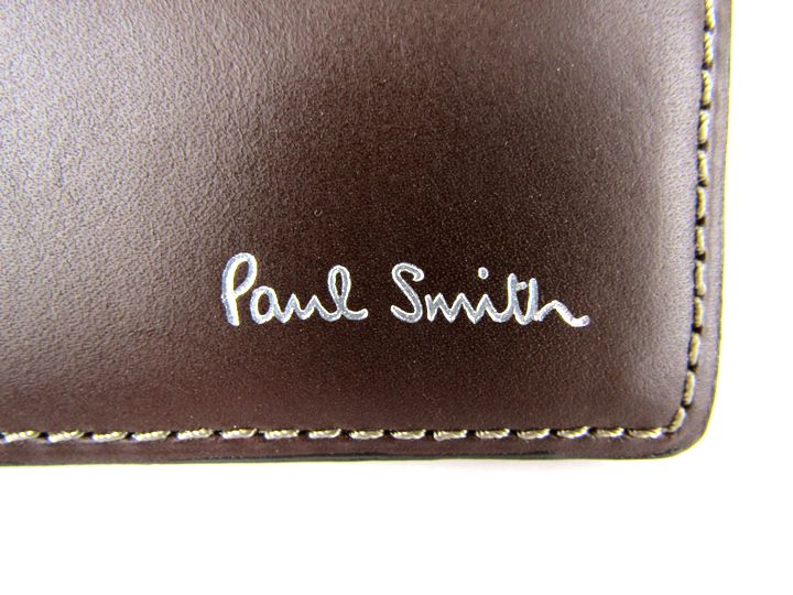 Paul Smith ポールスミス カードケース 名刺入れ 本革 レザー V - 名刺入れ