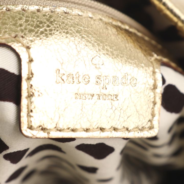 Kate Spade ケイトスペード トートバッグ メタリック ピンクゴールド ...