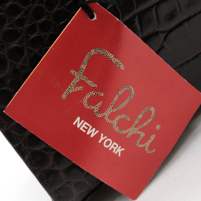 ファルチニューヨーク ハンドバッグ 未使用 リアルレザー 鞄 カバン