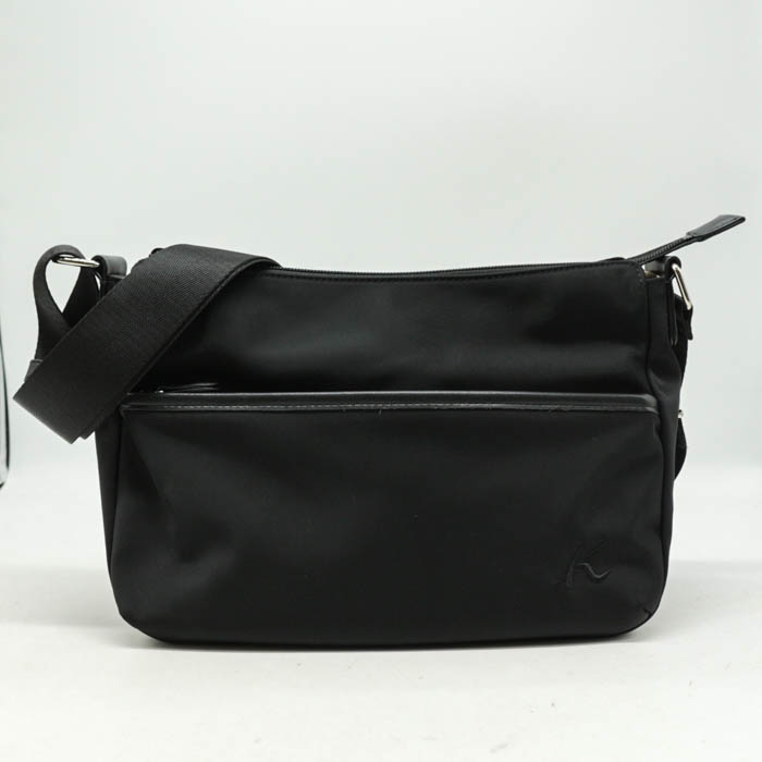 人気【美品】Kitamura キタムラ ナイロン ショルダーバッグ ブラック ナイロンショルダーバッグ キタムラバック キタムラ ショルダーバッグ