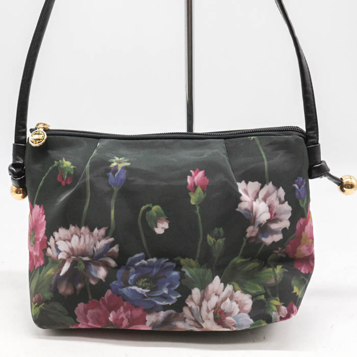美品！FEILER 花柄ショルダーバッグ フェイラー ショルダーバッグ 花柄 ポシェット 斜め掛け 鞄 ブランド